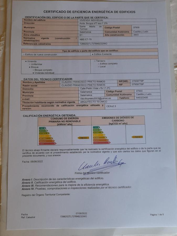 Alameda Del Tormes Apartment Santa Marta de Tormes Ngoại thất bức ảnh